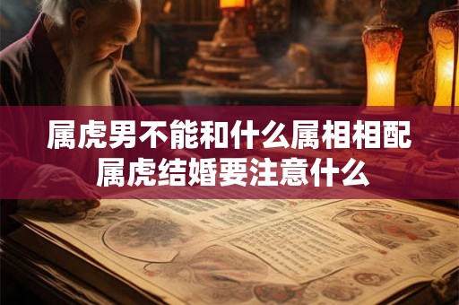 属虎男不能和什么属相相配 属虎结婚要注意什么