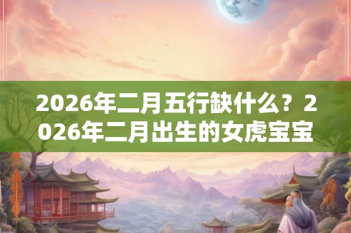 2026年二月五行缺什么？2026年二月出生的女虎宝宝取名