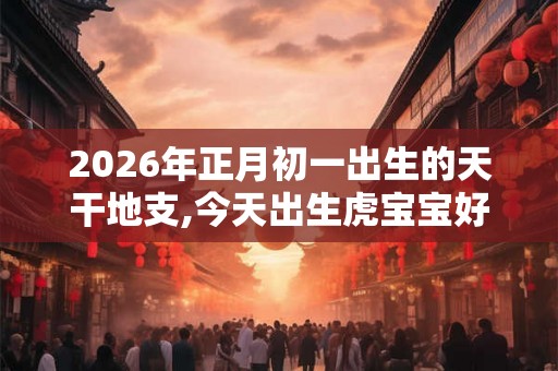 2026年正月初一出生的天干地支,今天出生虎宝宝好吗？