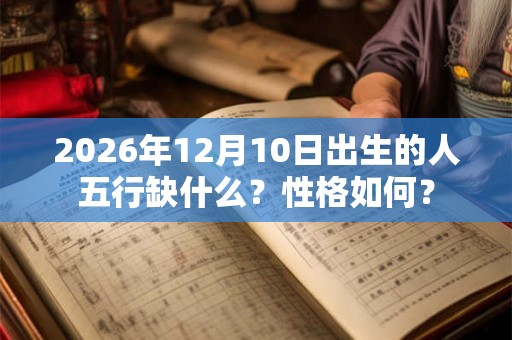 2026年12月10日出生的人五行缺什么？性格如何？
