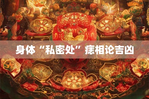 身体“私密处”痣相论吉凶