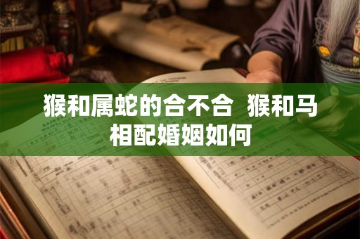 猴和属蛇的合不合 猴和马相配婚姻如何 猴和属蛇的合不合 猴和马相配婚姻如何