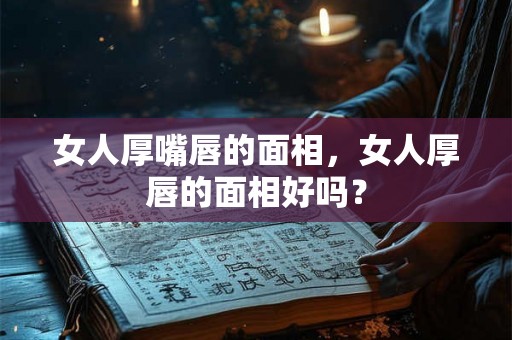 女人厚嘴唇的面相，女人厚唇的面相好吗？