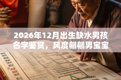 2026年12月出生缺水男孩名字鉴赏,风度翩翩男宝宝名字 2026年12月出生缺水男孩名字鉴赏,风度翩翩男宝宝名字