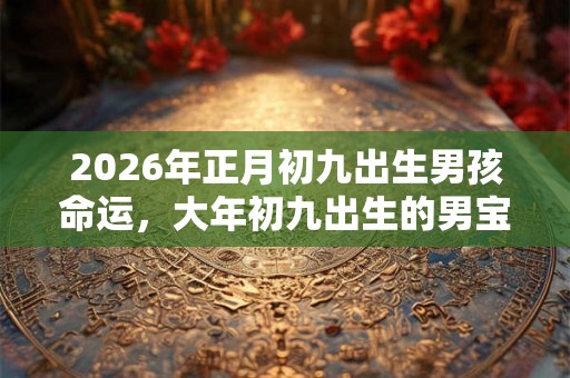 2026年正月初九出生男孩命运，大年初九出生的男宝宝命运如何？
