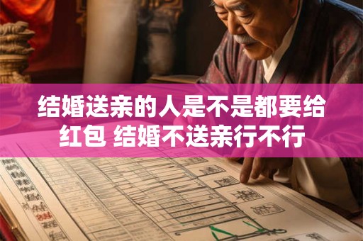 结婚送亲的人是不是都要给红包 结婚不送亲行不行