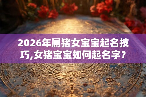 2026年属猪女宝宝起名技巧,女猪宝宝如何起名字? 2026年属猪女宝宝起名技巧,女猪宝宝如何起名字?