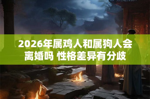 2026年属鸡人和属狗人会离婚吗 性格差异有分歧