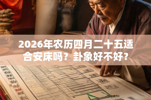 2026年农历四月二十五适合安床吗?卦象好不好? 2026年农历四月二十五适合安床吗?卦象好不好?