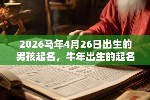 2026马年4月26日出生的男孩起名，牛年出生的起名禁忌是什么？