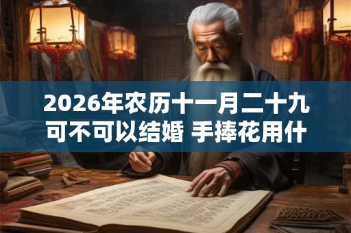 2026年农历十一月二十九可不可以结婚 手捧花用什么花好 2026年农历十一月二十九可不可以结婚 手捧花用什么花好