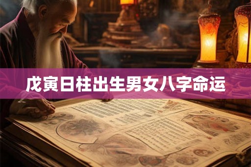戊寅日柱出生男女八字命运