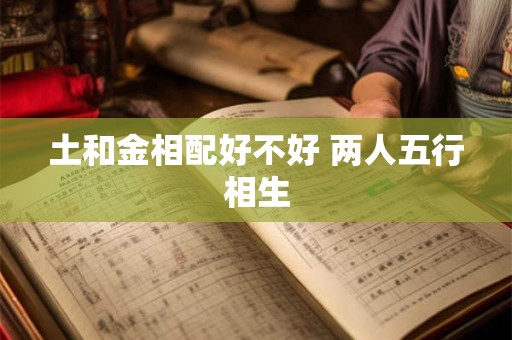 土和金相配好不好 两人五行相生