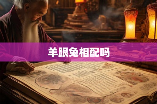 羊跟兔相配吗