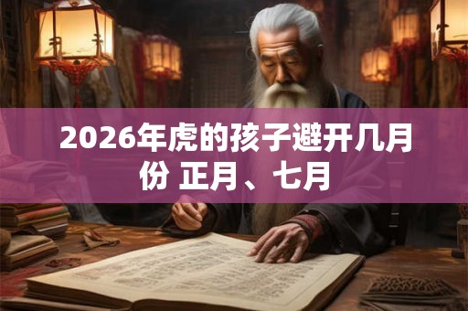 2026年虎的孩子避开几月份 正月、七月