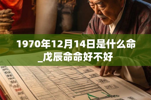 1970年12月14日是什么命_戊辰命命好不好