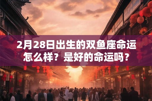 2月28日出生的双鱼座命运怎么样？是好的命运吗？