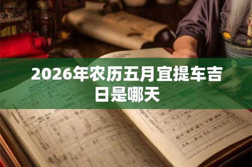 2026年农历五月宜提车吉日是哪天 2026年农历五月宜提车吉日是哪天
