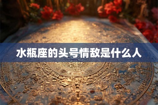 水瓶座的头号情敌是什么人 水瓶座的头号情敌是什么人