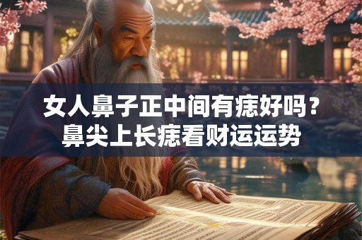 女人鼻子正中间有痣好吗?鼻尖上长痣看财运运势 女人鼻子正中间有痣好吗?鼻尖上长痣看财运运势