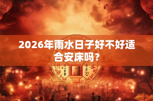 2026年雨水日子好不好适合安床吗？
