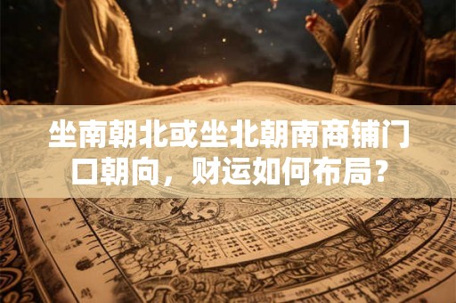 坐南朝北或坐北朝南商铺门口朝向,财运如何布局? 坐南朝北或坐北朝南商铺门口朝向,财运如何布局?