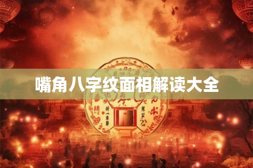 嘴角八字纹面相解读大全