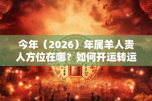 今年（2026）年属羊人贵人方位在哪？如何开运转运？