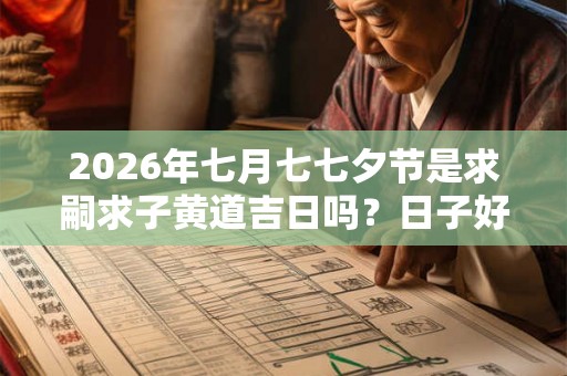 2026年七月七七夕节是求嗣求子黄道吉日吗？日子好不好？