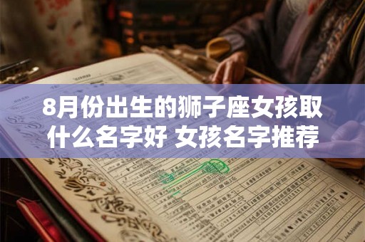 8月份出生的狮子座女孩取什么名字好 女孩名字推荐