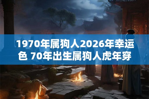 1970年属狗人2026年幸运色 70年出生属狗人虎年穿什么颜色衣服好