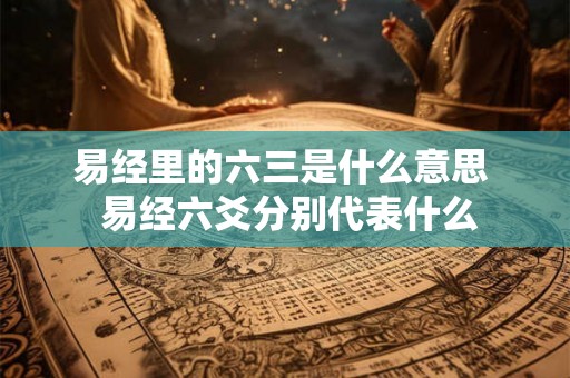 易经里的六三是什么意思 易经六爻分别代表什么 易经里的六三是什么意思 易经六爻分别代表什么