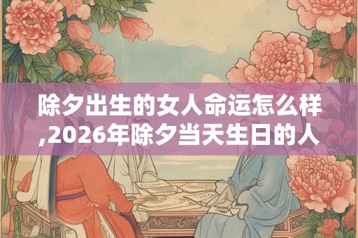 除夕出生的女人命运怎么样,2026年除夕当天生日的人好吗