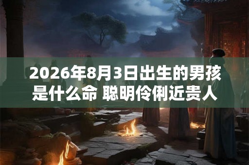 2026年8月3日出生的男孩是什么命 聪明伶俐近贵人