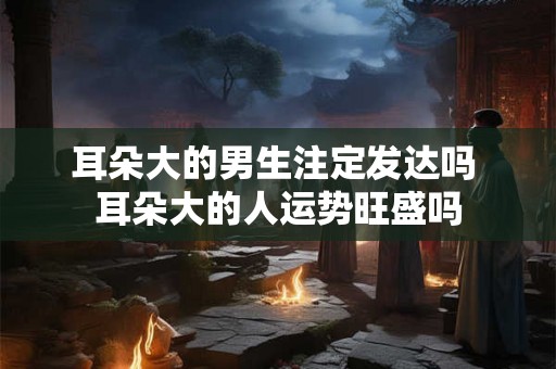 耳朵大的男生注定发达吗 耳朵大的人运势旺盛吗
