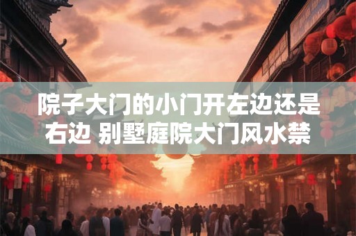 院子大门的小门开左边还是右边 别墅庭院大门风水禁忌 院子大门的小门开左边还是右边 别墅庭院大门风水禁忌