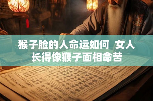猴子脸的人命运如何  女人长得像猴子面相命苦