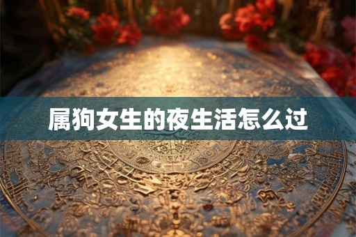 属狗女生的夜生活怎么过