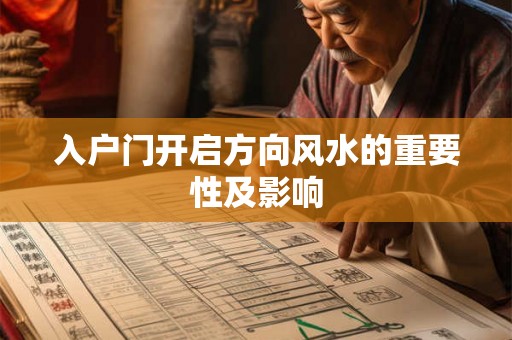 入户门开启方向风水的重要性及影响