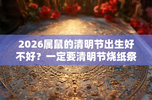 2026属鼠的清明节出生好不好？一定要清明节烧纸祭祖吗？