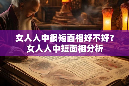 女人人中很短面相好不好？女人人中短面相分析