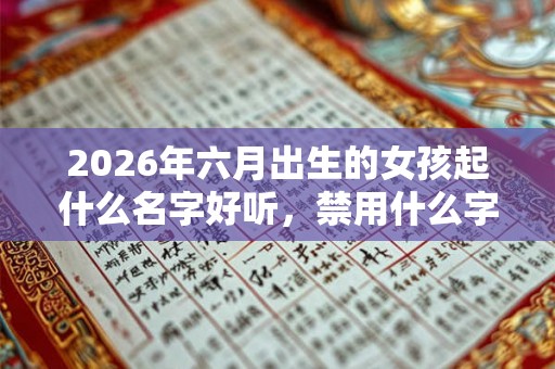 2026年六月出生的女孩起什么名字好听,禁用什么字 2026年六月出生的女孩起什么名字好听,禁用什么字