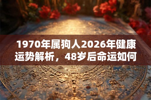 1970年属狗人2026年健康运势解析，48岁后命运如何？