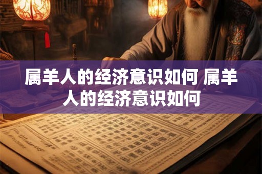 属羊人的经济意识如何 属羊人的经济意识如何 属羊人的经济意识如何 属羊人的经济意识如何