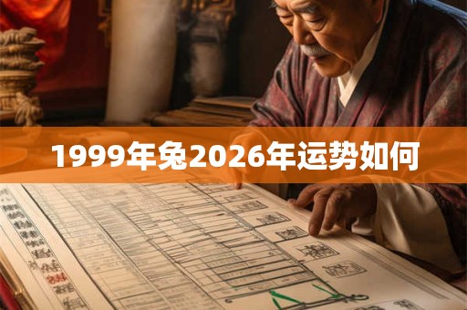 1999年兔2026年运势如何