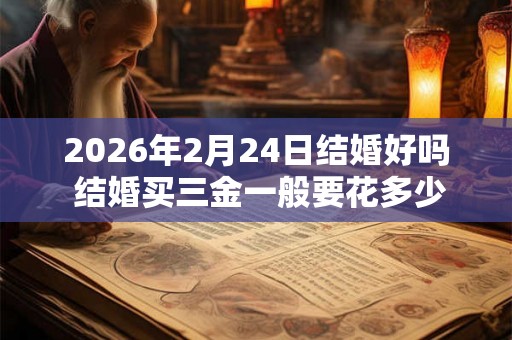 2026年2月24日结婚好吗 结婚买三金一般要花多少钱