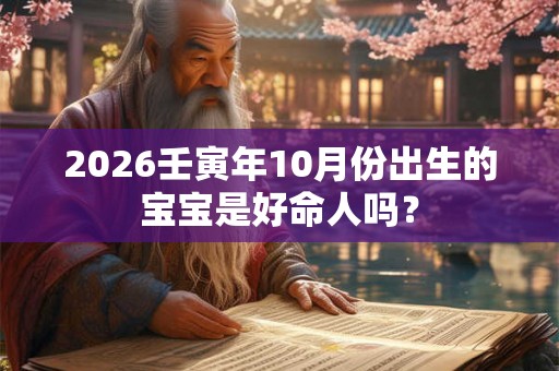2026壬寅年10月份出生的宝宝是好命人吗? 2026壬寅年10月份出生的宝宝是好命人吗?