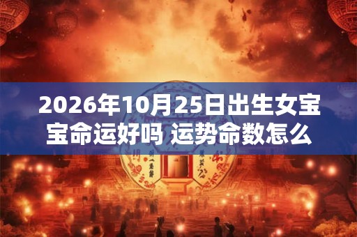 2026年10月25日出生女宝宝命运好吗 运势命数怎么样 2026年10月25日出生女宝宝命运好吗 运势命数怎么样