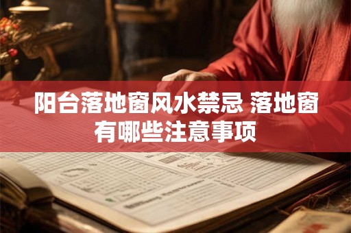 阳台落地窗风水禁忌 落地窗有哪些注意事项