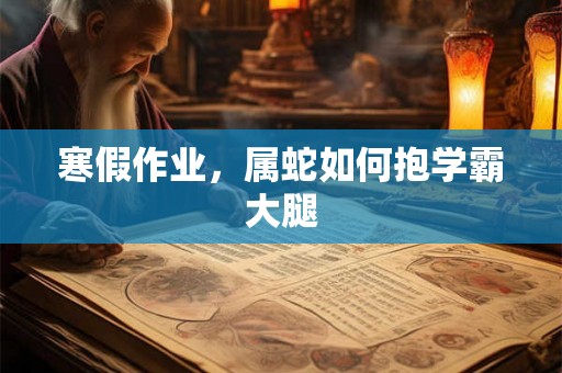 寒假作业，属蛇如何抱学霸大腿